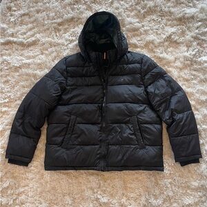 Men's Black Puffer Jacket Tommy Hilfiger XXL